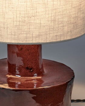 Serax Catherine table lamp, red - beige