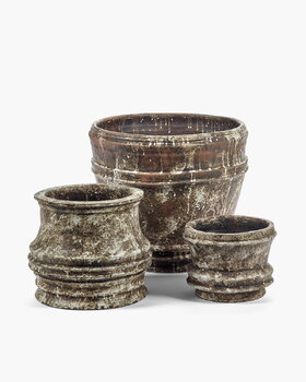 Serax Vaso da fiori Mesa 01, S, bianco - marrone, immagine extra
