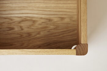 Form & Refine A Line storage bench, 111 cm, oak