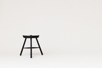 Form & Refine Shoemaker Chair No. 49 Hocker, Buche schwarz