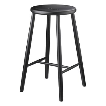 FDB Møbler Tabouret de comptoir J27C, 65 cm, hêtre noir