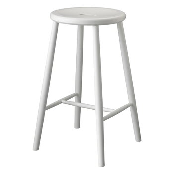 FDB Møbler J27C counter stool, 65 cm, white beech