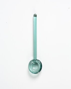 Lokal Helsinki Nekku glass spoon, blue