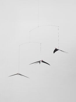 Flensted Mobiles Mobile Flying Swallows 3, nero, immagine extra