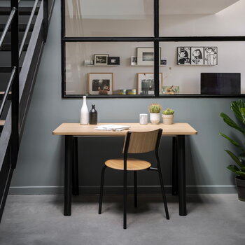 TIPTOE Table New Modern 160 x 95 cm, chêne - noir graphite