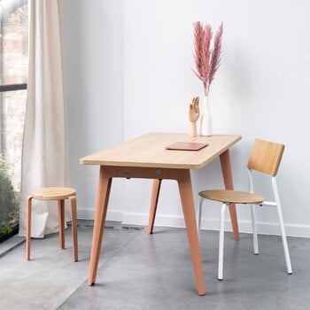TIPTOE New Modern table 160 x 95 cm, oak - ash pink