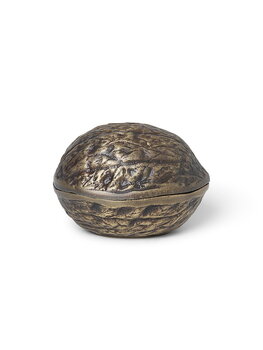 ferm LIVING Forest nut box, antique brass