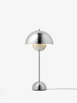 &Tradition Flowerpot VP3 table lamp, chrome plated
