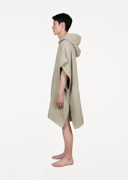 Frama Light Towel poncho, sage green, extra image