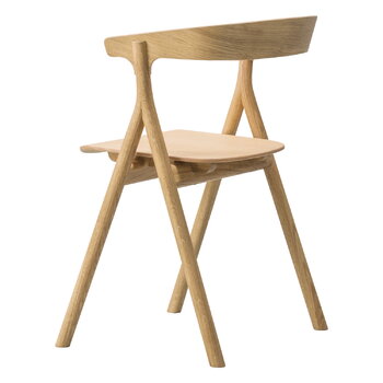 Fredericia Yksi chair, lacquered oak