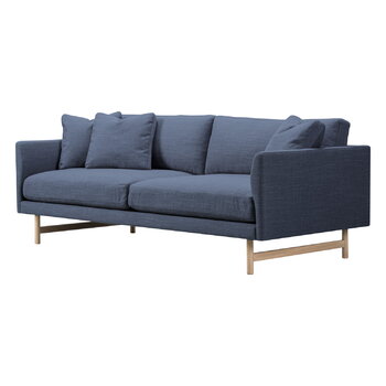 Fredericia Calmo sofa 95, 2-seater, lacquered oak - Sunniva 783