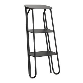 Frost Bukto step ladder, 3-steps, black