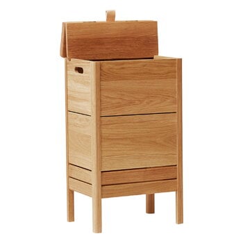 Form & Refine A Line laundry box, oak