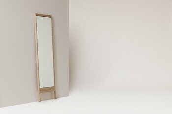 Form & Refine A Line mirror, white oak