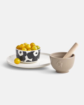 Marimekko Oiva - Unikko bowl, 2,5 dl, white - black