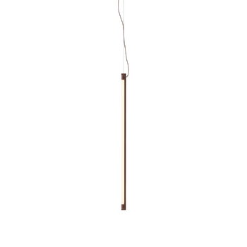 Muuto Fine hänglampa, 90 cm, djupröd