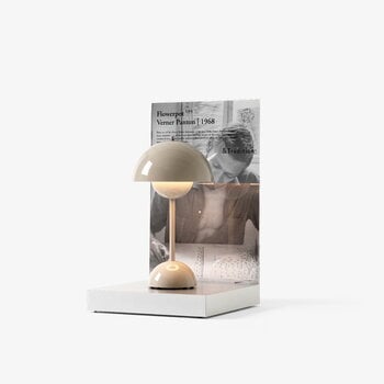 &Tradition Lampe de table portable Flowerpot VP9, beige-gris