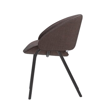Wendelbo Folium dining chair, brown - Remix 3 356 dark brown