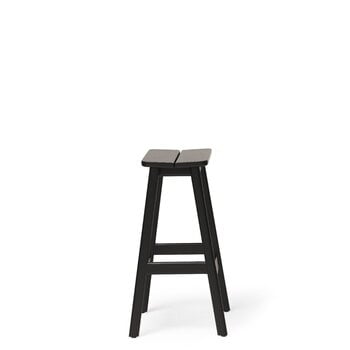 Form & Refine Angle bar stool, 65 cm, black stained beech