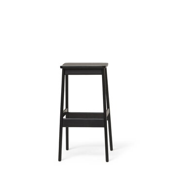 Form & Refine Angle barstol, 75 cm, svartbetsad bok