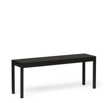 Form & Refine Lightweight bench, black-stained oak