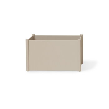 Form & Refine Pillar storage box, large, warm grey