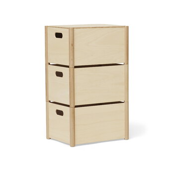 Form & Refine Pillar storage box, medium, beech