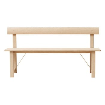 Form & Refine Position bench 155, white oiled oak