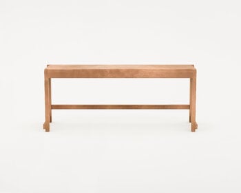 Frama Bench 01, warm brown wood