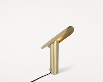 Frama T-Lamp table lamp, brushed brass
