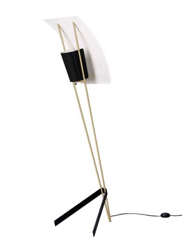 Sammode G30 floor lamp, black - white