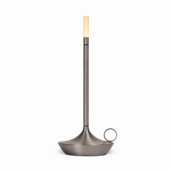 Graypants Lampe de table portable Wick, graphite