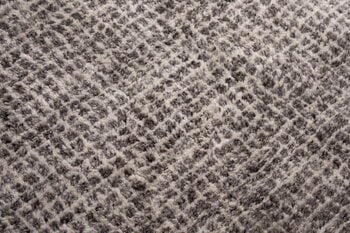Woodnotes Grid Teppich, weiß - grau