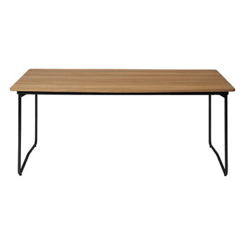 Grythyttan Stålmöbler Tavolo B31, 170 x 92 cm, nero - rovere oliato, immagine extra