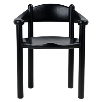 GUBI Daumiller tuoli, mustapetsattu mänty