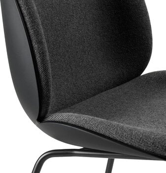 GUBI Beetle chair, conic matt black - black - Hallingdal 65 173