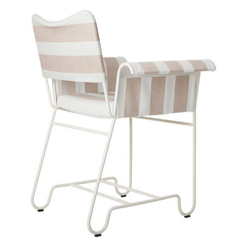 GUBI Tropique chair, classic white - Leslie Stripe 40