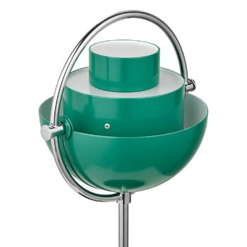 GUBI Lampada da tavolo portatile Multi-lite, cromo - verde petrolio, immagine extra