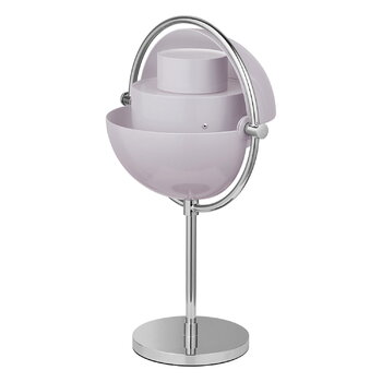 GUBI Lampada da tavolo portatile Multi-lite, cromo - lilla pallido, immagine extra