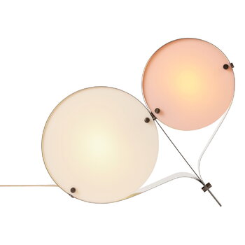 GUBI Coppia table lamp, steel, ivory - blush, extra image