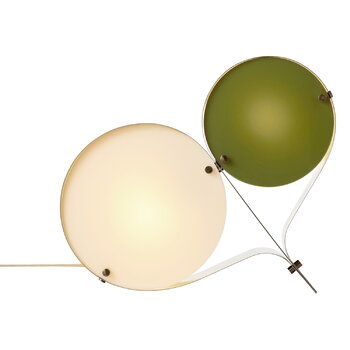 GUBI Coppia table lamp, steel, ivory - olive, extra image