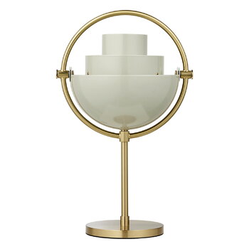 GUBI Lampada da tavolo portatile Multi-lite, ottone - grigio pastello, immagine extra