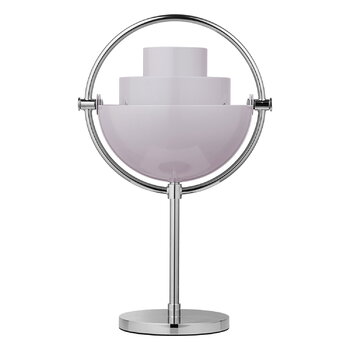 GUBI Lampada da tavolo portatile Multi-lite, cromo - lilla pallido, immagine extra