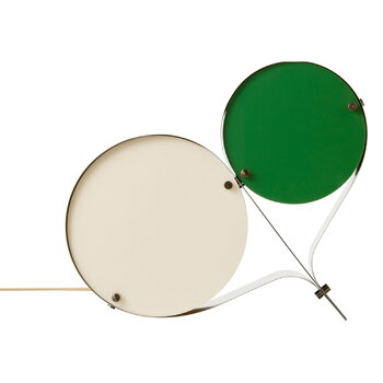 GUBI Coppia pöytävalaisin, teräs, ivory - clover, tuotteen lisäkuva