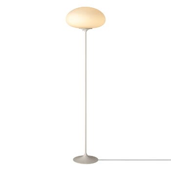 GUBI Stemlite floor lamp, 150 cm, dimmable, pebble grey