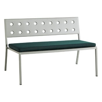 HAY Balcony Lounge bench, 113,5 x 69 cm, desert green
