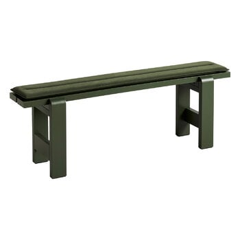 HAY Weekday sittdyna för bänk, 140 x 23 cm, oliv