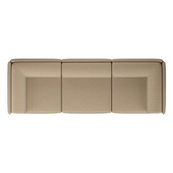 Hem Palo Block 3-Sitzer Sofa, niedrige Rückenlehne mit Armlehnen, beige, extrabild