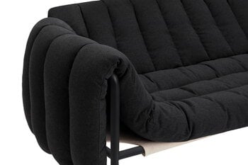 Hem Puffy 2,5-Sitzer Sofa, anthrazit - schwarzgraues Stahl