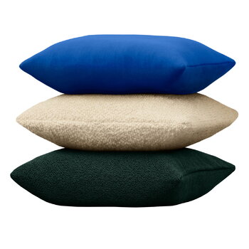 Hem Chunky Bouclé cushion, medium, 50 x 50 cm, eggshell